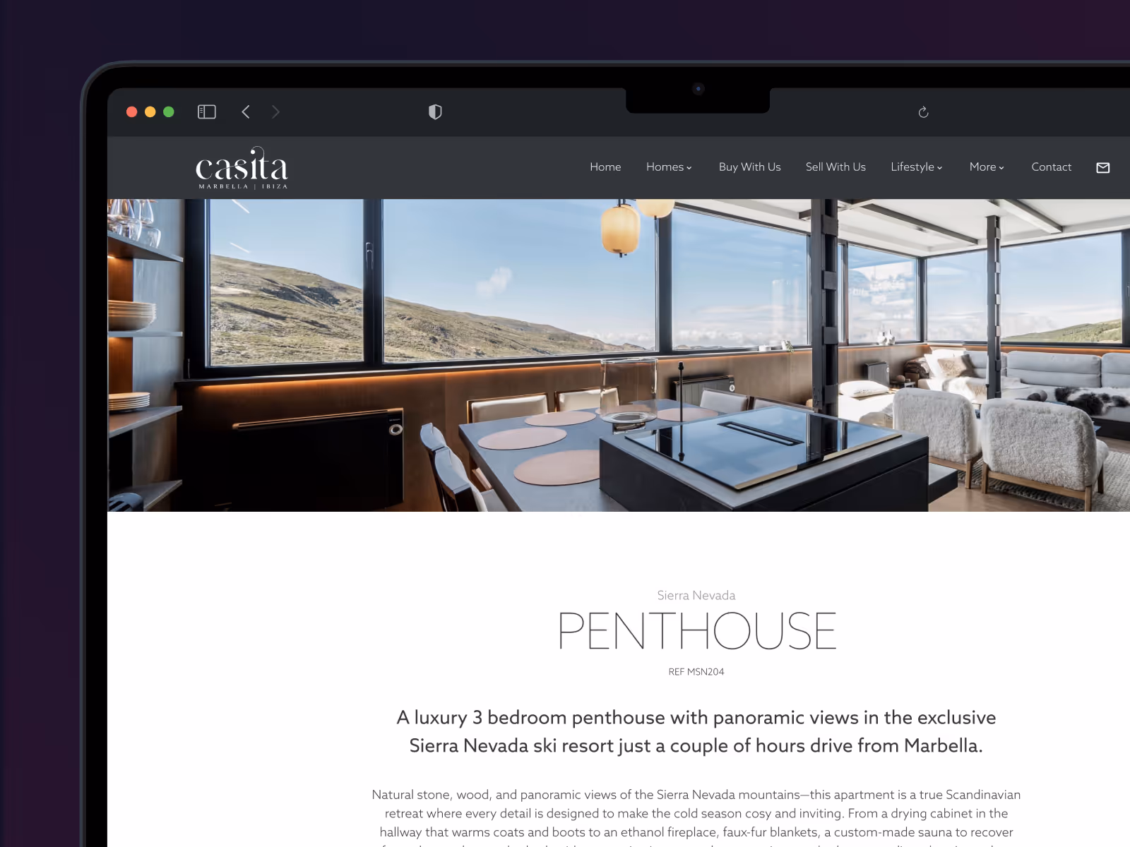 Casita Agency website